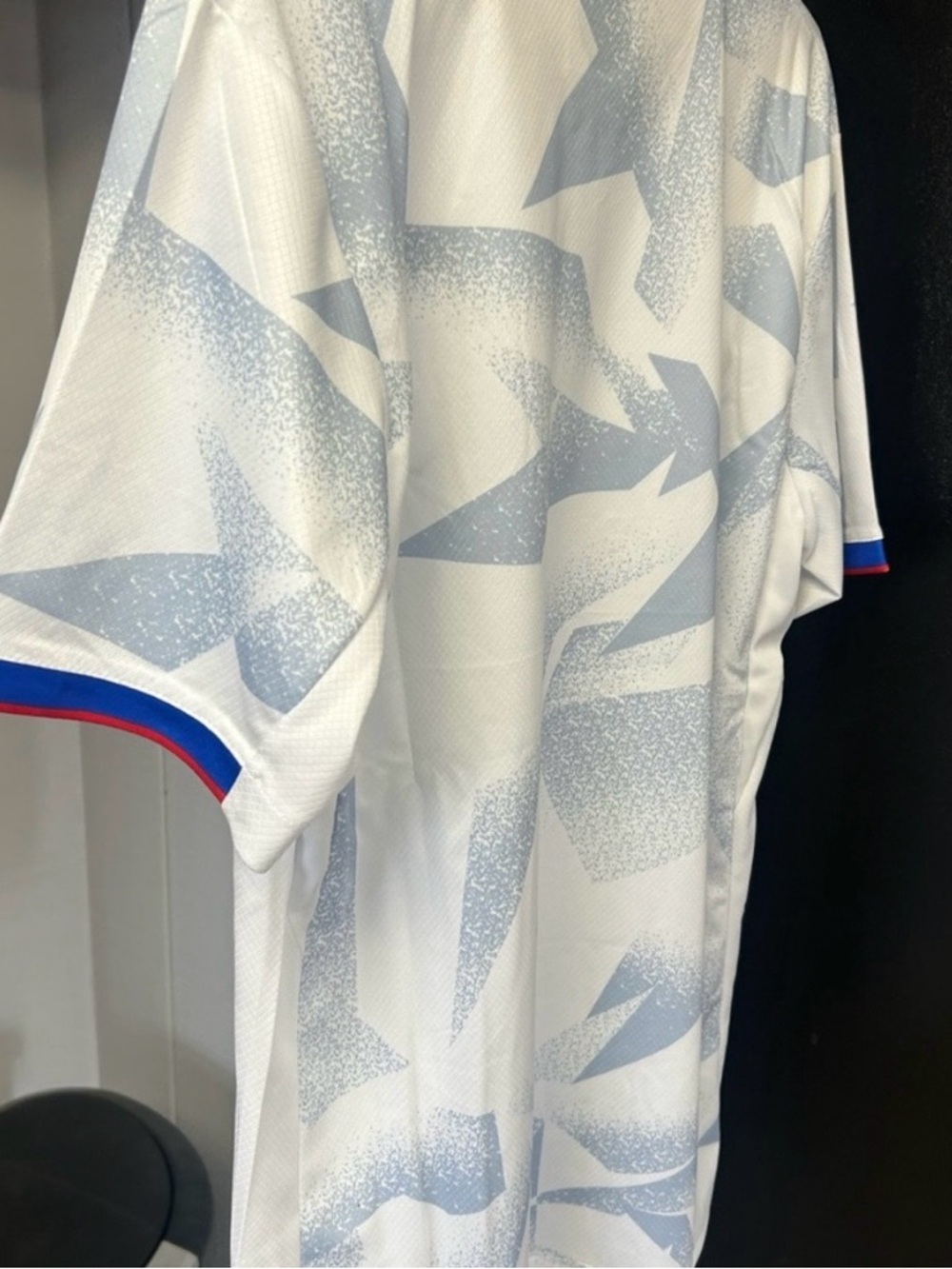 Nike White USA Soccer Jersey with Red & Blue Trim - Picture 10 of 10